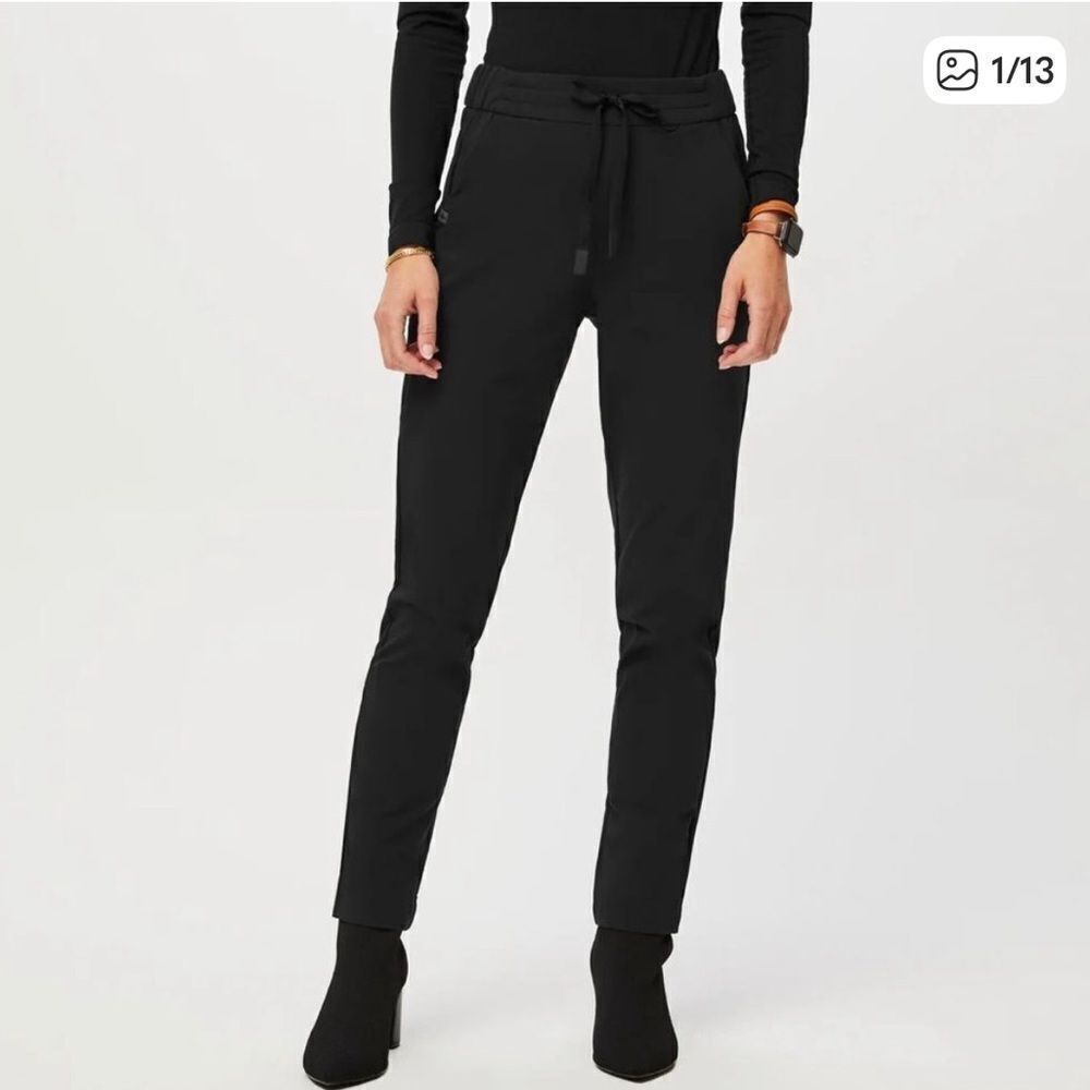 Figs Pro Skinny Trouser Scrub Pant Black